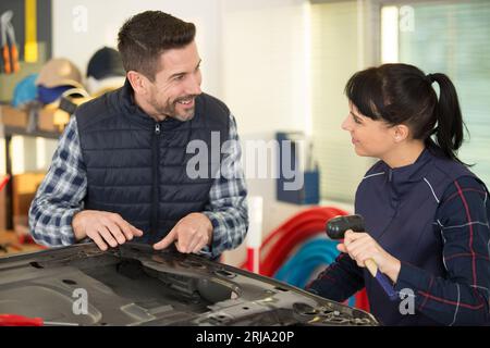 Il cuscinetto di rilascio della frizione Foto Stock