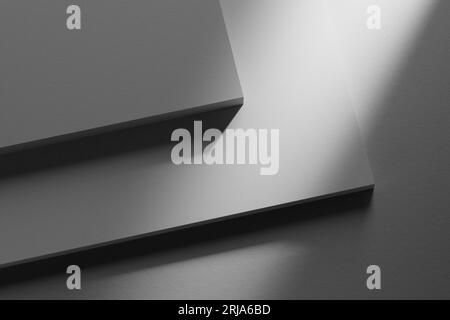 Sfondo con trama di carta monotona con luce solare in arrivo Foto Stock