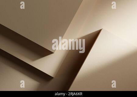 Sfondo con trama di carta monotona con luce solare in arrivo Foto Stock