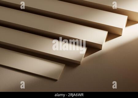 Sfondo con trama di carta monotona con luce solare in arrivo Foto Stock