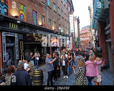 Pub King John, Mathew Street, Cavern Quarter, Liverpool, Merseyside, INGHILTERRA, REGNO UNITO, L2 6RE Foto Stock