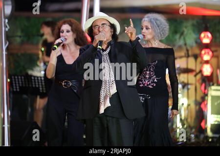 Marina di Pietrasanta, mattone del cuore 2023 a Twiga: Nella foto: Albano Foto Stock