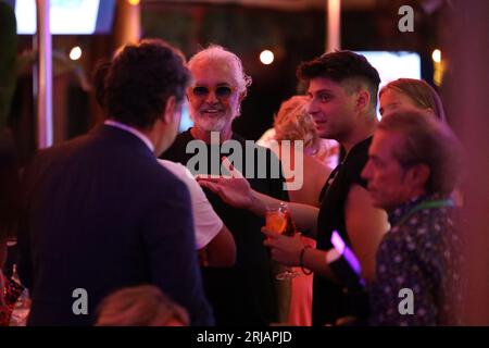 Marina di Pietrasanta, mattone del cuore 2023 a Twiga: Nella foto: Flavio Briatore Foto Stock