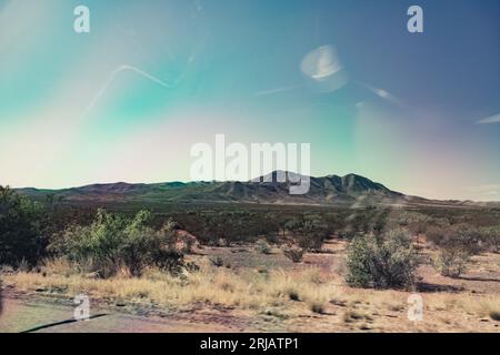 Microdosaggio - immagini psichedeliche dell'ovest americano Foto Stock