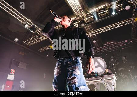 Milano, Italia. 28 marzo 2023. Aron Piper si esibisce dal vivo ai magazzini generali il 28 marzo 2023 a Milano (foto di Alessandro Bremec/NurPhoto) crediti: NurPhoto SRL/Alamy Live News Foto Stock