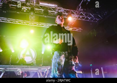 Milano, Italia. 28 marzo 2023. Aron Piper si esibisce dal vivo ai magazzini generali il 28 marzo 2023 a Milano (foto di Alessandro Bremec/NurPhoto) crediti: NurPhoto SRL/Alamy Live News Foto Stock