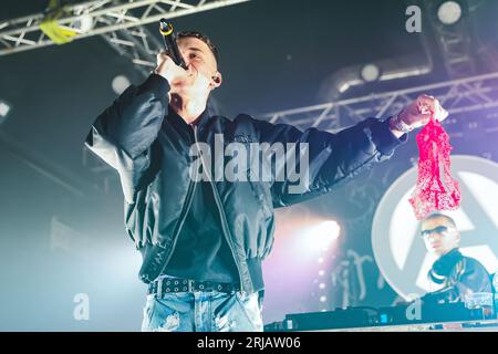 Milano, Italia. 28 marzo 2023. Aron Piper si esibisce dal vivo ai magazzini generali il 28 marzo 2023 a Milano (foto di Alessandro Bremec/NurPhoto) crediti: NurPhoto SRL/Alamy Live News Foto Stock