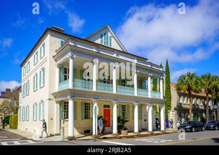 French Quarter Historic Homes Charleston, South Carolina, Stati Uniti d'America Foto Stock