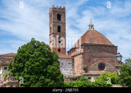 chiesa di lucca, toscana italia Foto Stock