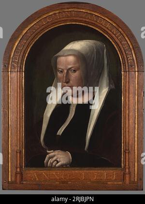 Ritratto di Judoca van Egmond van der Nieuburgh 1511 di Jacob Cornelisz van Oostsanen Foto Stock