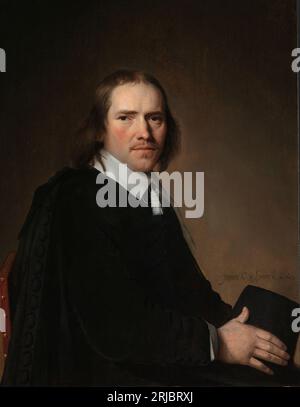 Ritratto di Dirck, Johannes o Jacobus Wallis 1653 di Johannes Cornelisz Verspronck Foto Stock