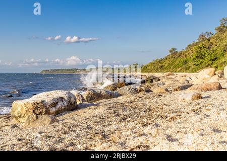 Spiaggia a 67 passi nella città del sud Foto Stock