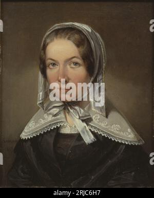 Fredrika Bremer (1801-1865), autrice, filantropo 1843 di Johan Gustaf Sandberg Foto Stock