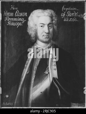 Göran Klasson Fleming, 1691-1756 1729 di Johan Henrik Scheffel Foto Stock