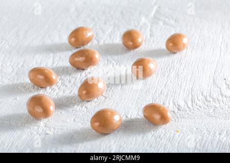 Turkish Delight. Bellissime immagini isolate di dolci turchi. dolcetti turchi. Cubetti di gelatina al mastice (delizia greca turca) Foto Stock