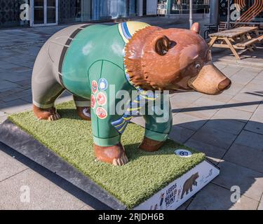 Leeds Bear Hunt , Wild in Art & Leeds Hospital Charity Foto Stock