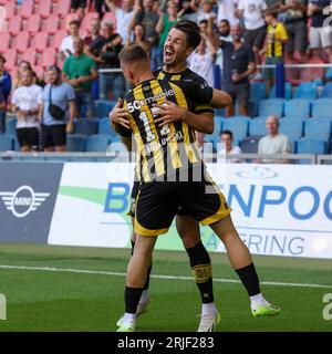 Arnhem, Paesi Bassi. 19 agosto 2023. ARNHEM, PAESI BASSI - 19 AGOSTO: Durante il match olandese Eredivisie tra Vitesse e PSV allo Stadion Gelredome il 19 agosto 2023 ad Arnhem, Paesi Bassi. (Foto di /Orange Pictures) credito: Orange Pics BV/Alamy Live News Foto Stock