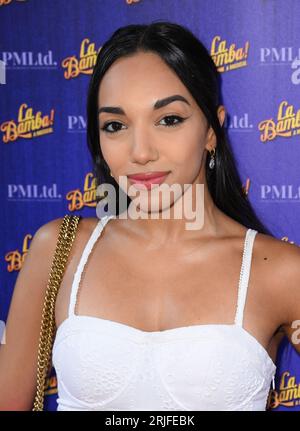 Londra, Regno Unito. 22 agosto 2023. Michelle Tsiakkas arriva alla prima di Londra de la bambina! Al Peacock Theatre, Sadler's Wells. Credito: Doug Peters/EMPICS/Alamy Live News Foto Stock