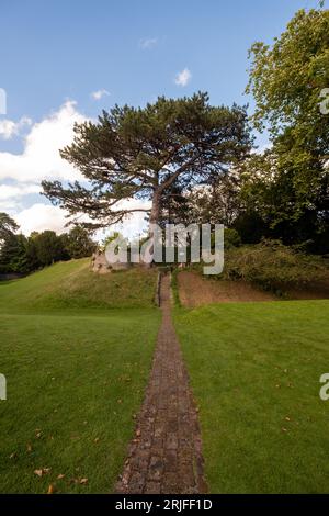 Castle Gardens, Wallingford, Oxfordshire Foto Stock