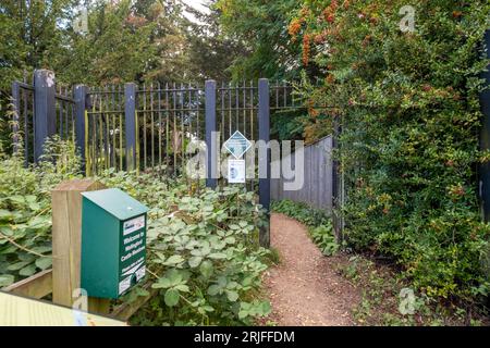 Castle Gardens, Wallingford, Oxfordshire Foto Stock