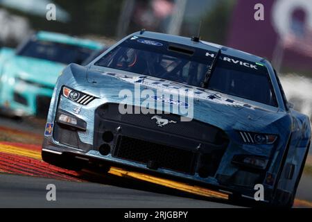 Watkins Glen, NY, USA. 20 agosto 2023. 20 agosto 2023 - Watkins Glen, NY: NASCAR Cup Series driver, Kevin Harvick (4) gare per il Go Bowling al Glen al Watkins Glen International di Watkins Glen NY. (Immagine di credito: © Stephen A Arce Grindstone Media/ASP) SOLO USO EDITORIALE! Non per USO commerciale! Foto Stock