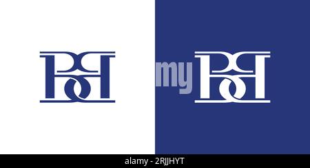 Design moderno ed esclusivo con logo BB Illustrazione Vettoriale