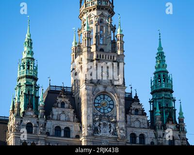 Facciata del municipio di Liberec, Repubblica Ceca Foto Stock