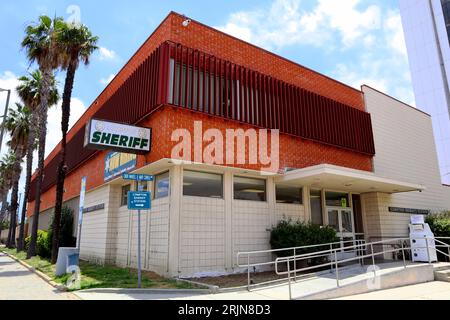 COMPTON (Los Angeles County), California: Stazione dello sceriffo della città di COMPTON al 301 Di S Willowbrook Ave, Compton Foto Stock