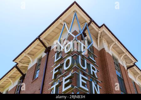 Adelaide, South Australia - December 28, 2022: Lot Fourteen and Australian Institute for Machine Learning located on the corner of Frome Road and Nort Stock Photo