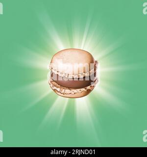 Illustrazione francese Macron/Luxemburgeli Foto Stock