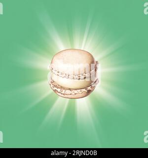 Illustrazione francese Macron/Luxemburgeli Foto Stock