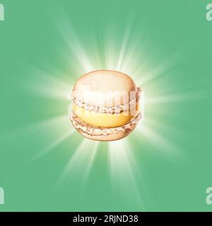 Illustrazione francese Macron/Luxemburgeli Foto Stock