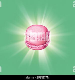 Illustrazione francese Macron/Luxemburgeli Foto Stock