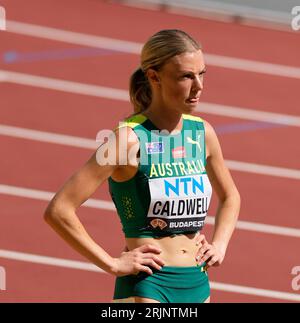 Budapest, HUN, 23 agosto 2023 Abbazia di Caldwell (AUS) durante il World Athletics Championships 2023 National Athletics Centre Budapest presso il National Athletics Centre Budapest Ungheria il 23 agosto 2023 Alamy Live News Foto Stock