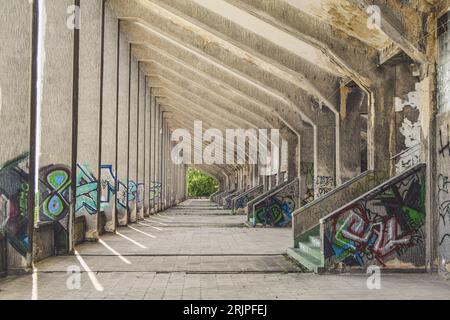 Strahov Stadium, Praga, Repubblica Ceca Foto Stock