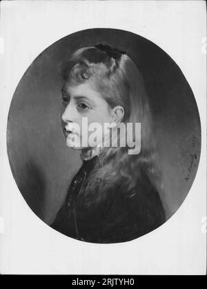 Principessa Vittoria del Galles (1868-1935) 1878 di Heinrich von Angeli Foto Stock