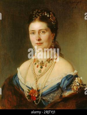 Victoria, Princess Royal, Crown Princess of Germany (1840-1901) 1876 di Heinrich von Angeli Foto Stock