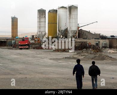 Baustelle in der Uran-Anreicherungsanlage in Natanz - Iran - PUBLICATIONxNOTxINxCHN Foto Stock