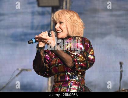 Henley on Thames, Regno Unito. 20 agosto 2023. Toyah (Toyah Willcox) si esibisce sul palco durante il Rewind Festival South 2023, a Temple Island Meadows. Credito: SOPA Images Limited/Alamy Live News Foto Stock