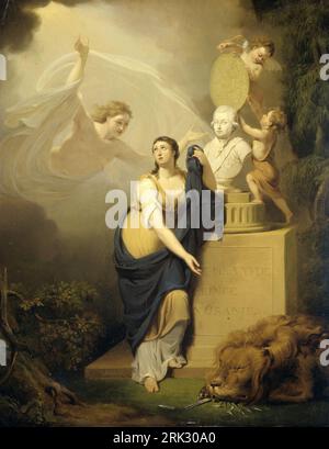 Allegory of the Death of Prince William V, 1806 1806 by Jan Willem Pieneman Stock Photo