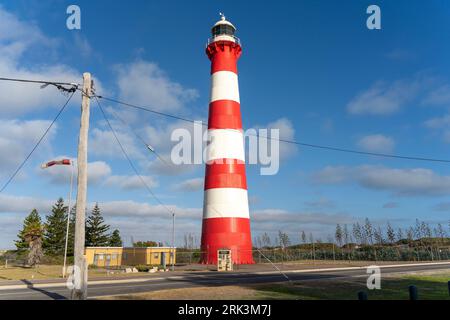 Faro di Point Moore a Geraldton Foto Stock