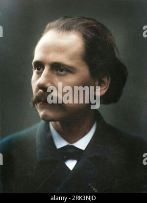 Portrait of Jules Massenet (1842-1912) 1881. Stock Photo