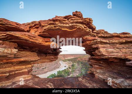 La natura della finestra di Kalbarri National Park Foto Stock