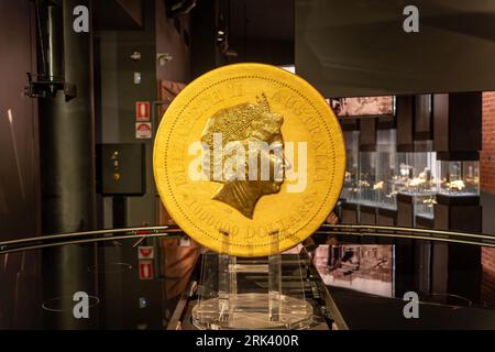 L'Australian Kangaroo One tonne Gold Coin Foto Stock