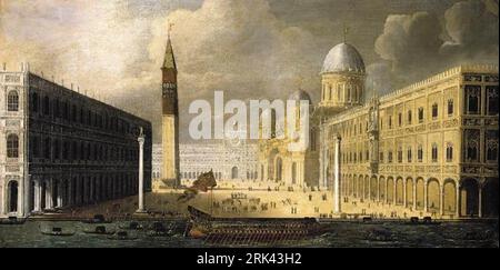 A View of Venice first half of 17th century by François de Nomé Stock Photo