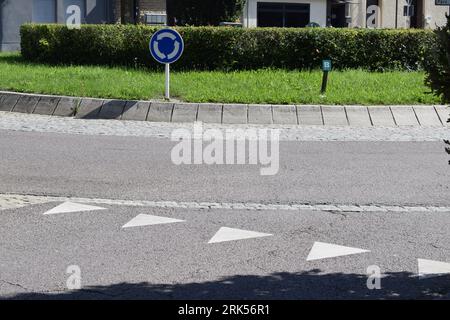 Rotatoria in Lussemburgo Foto Stock