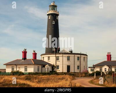 The fourth 'old' lighthouse and keep's quarters at Dungeness, UK Stock Photo