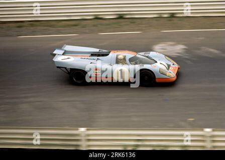 1970 Watkins Glen Can Am; Jo Siffert; Porsche 917K; Started 12th; Finished 2nd Stock Photo