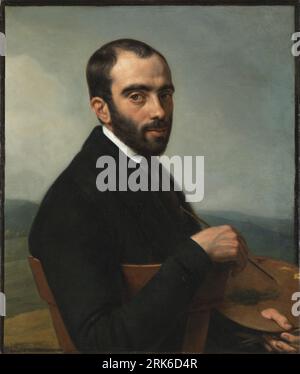 Portrait of Jean-Michel Cels 1847 by Cornelis Cels Stock Photo