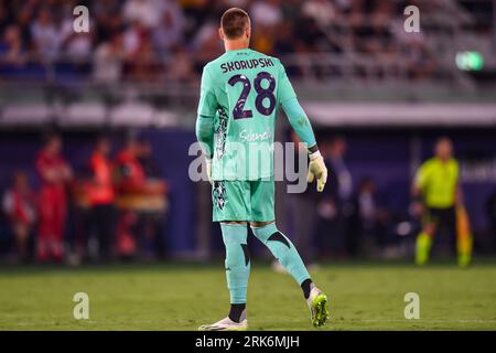 Bologna, Italy. 21st Aug, 2023. Bologna's Lukasz Skorupski portrait during Bologna FC vs AC Milan, Italian soccer Serie A match in Bologna, Italy, August 21 2023 Credit: Independent Photo Agency/Alamy Live News Stock Photo